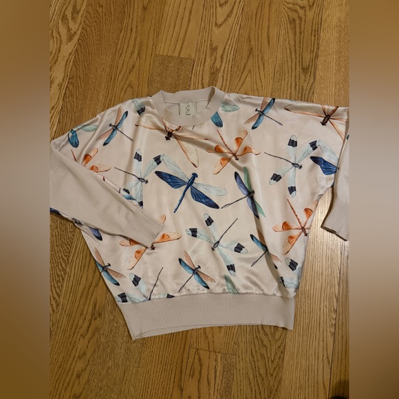 Sioni Multicolor Dragonfly Crewneck Sweater - Picture 4 of 10